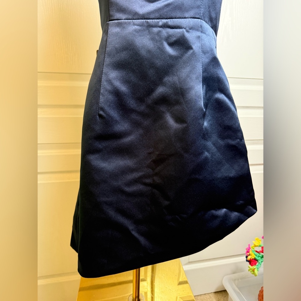 Marine Navy Blue Strapless Dress - Picture 4 of 7